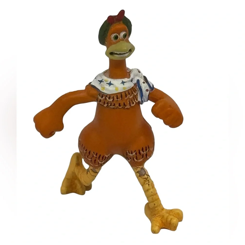 Vintage 2000 Playmates Chicken Run Ginger Mr Tweedy Guard Dog Mini Figures